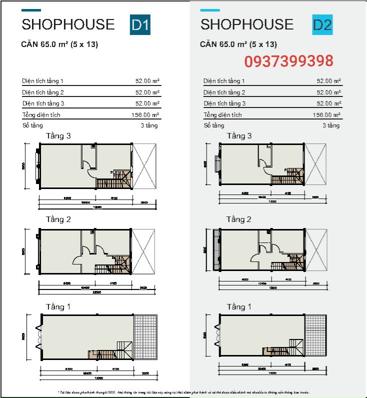 shophouse D1 D2